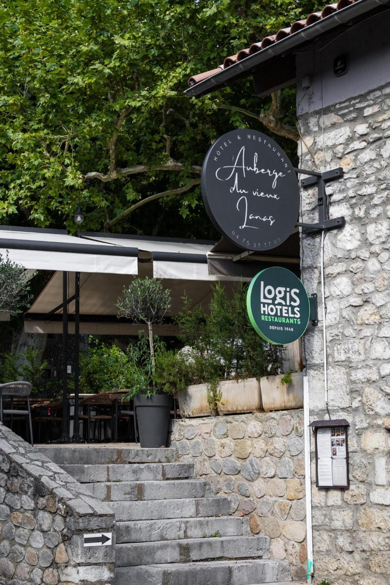 Auberge Du Vieux Lanas Logis Hotel Restaurant Экстерьер фото